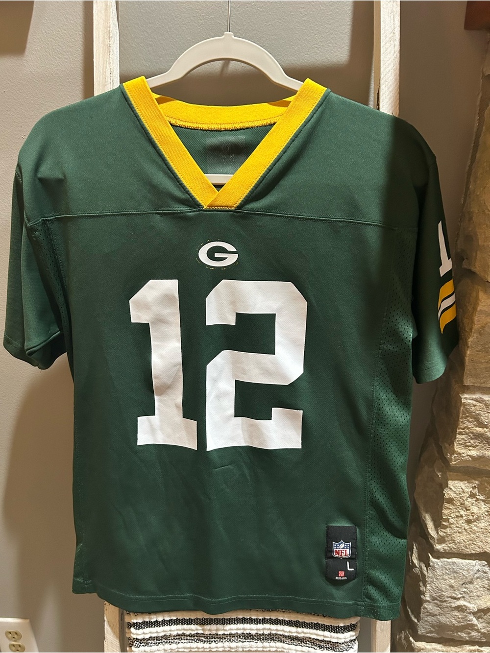 NFL Green Bay Rodger’s  Football Jersey #12